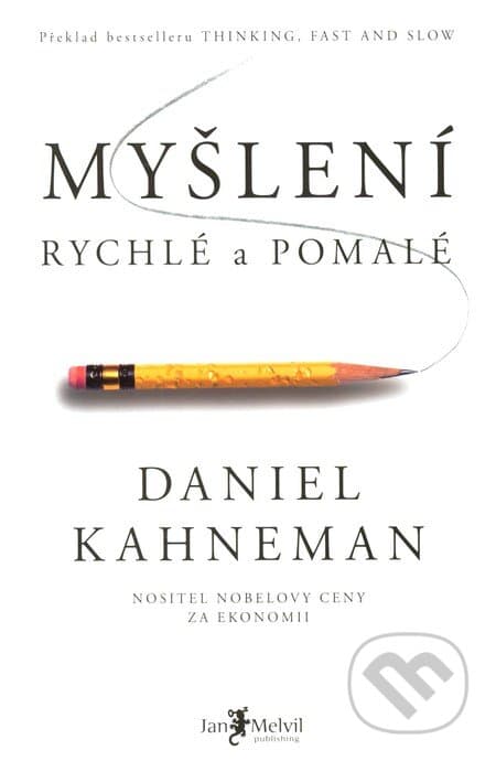 Obálka knihy Myšlení, rychlé a pomalé