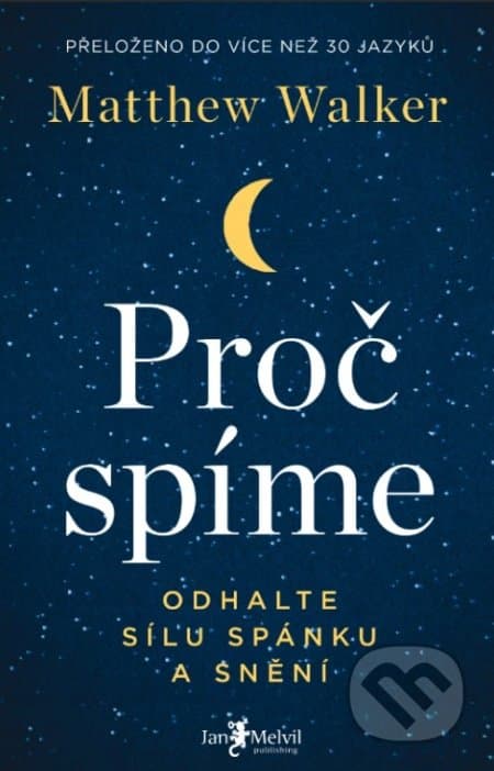 Obálka knihy Proč spíme